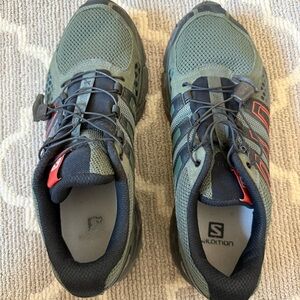 Salomon Olive and Black Outdoor Sneakers